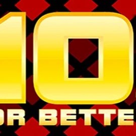 10s or Better slot logo by 1x2gaming at Dracula Casino