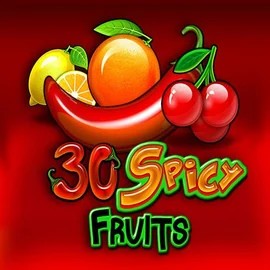 30 Spicy Fruits game by Amusnet Interactive – logo hosted on Dracula Casino