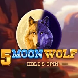 5 Moon Wolf casino game by Apparat Gaming – featured logo at Dracula Casino