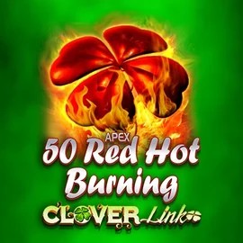 Enjoy 50 Red Hot Burning Clover Links by Novomatic – logo hosted on draculacasinoo.com