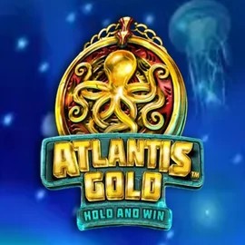 Slots logo of Atlantis Gold from SYNOT Games at Dracula Casino