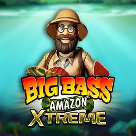Big Bass Amazon Xtreme online game logo by Pragmatic Play on draculacasinoo.com
