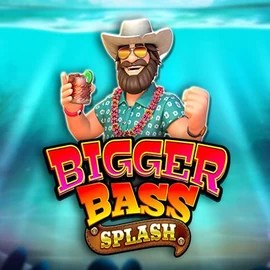 Bigger Bass Splash by Pragmatic Play, showcased at draculacasinoo.com – game logo