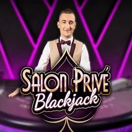 Live Casino logo of Blackjack Salon Privé from Ezugi at Dracula Casino