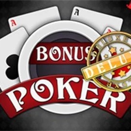 Bonus Poker Deluxe - 3 Hands logo by RTG (Reel Time Gaming) at Dracula Casino