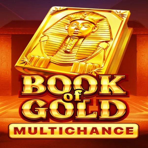 Book of Gold Multichance casino game by Playson – featured logo at Dracula Casino