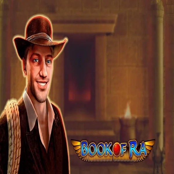 Book of Ra slot visual from Greentube available on draculacasinoo.com
