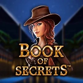 Book of Secrets logo by SYNOT Games Dracula Casino