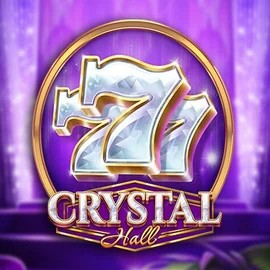 Crystal Hall slot logo by Play'n GO at Dracula Casino