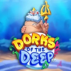 Dorks of the Deep online game logo by Hacksaw Gaming on draculacasinoo.com