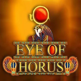 Eye of Horus online game logo by RTG (Reel Time Gaming) on draculacasinoo.com