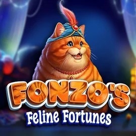 Official Slots logo: Fonzos Feline Fortunes by Pragmatic Play at Dracula Casino