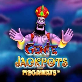 Genie Jackpots Megaways game by Blueprint Gaming – logo hosted on Dracula Casino