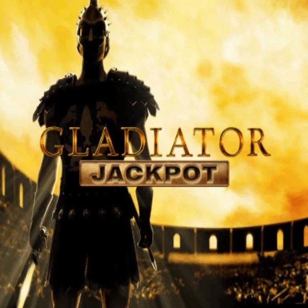 Gladiator Jackpot logo – Slots by Playtech at Dracula Casino