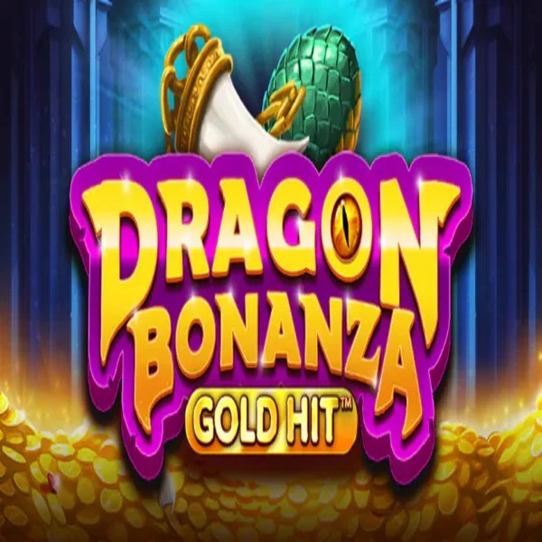 Gold Hit: Dragon Bonanza slot logo by Ash Gaming at Dracula Casino