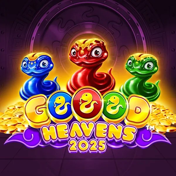 Goood Heavens online game logo by Rarestone Gaming on draculacasinoo.com