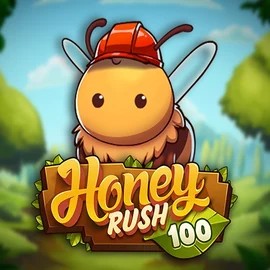 Honey Rush 100 logo by Play'n GO at Dracula Casino