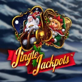 Jingle Jackpots slot visual from Dragon Gaming available on draculacasinoo.com