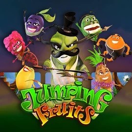 Jumping Fruits logo by Wazdan Dracula Casino