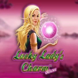 Lucky Ladys Charm Deluxe online game logo by Greentube on draculacasinoo.com
