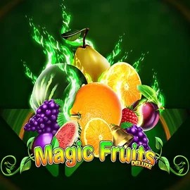 Magic Fruits Deluxe by Wazdan, showcased at draculacasinoo.com – game logo