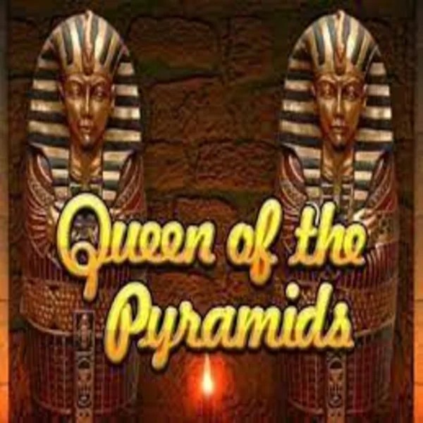 Queen of the Pyramids slot visual from Playtech available on draculacasinoo.com