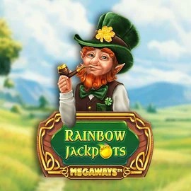 Rainbow Jackpots Megaways logo by Red Tiger Gaming Dracula Casino