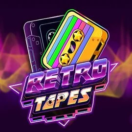Retro Tapes logo – Slots by Push Gaming at Dracula Casino