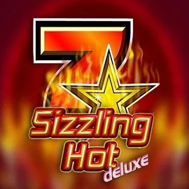 Sizzling Hot Deluxe slot visual from Novomatic available on draculacasinoo.com