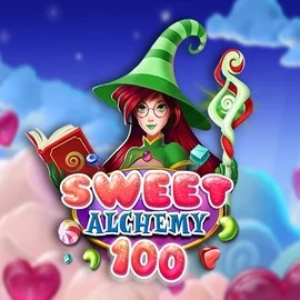 Sweet Alchemy 100 casino game by Play'n GO – featured logo at Dracula Casino