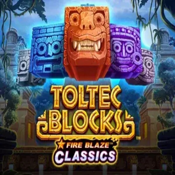 Enjoy Fire Blaze: Toltec Blocks by Rarestone Gaming – logo hosted on draculacasinoo.com