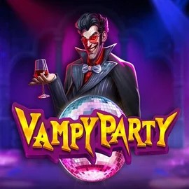 Vampy Party by Pragmatic Play, showcased at draculacasinoo.com – game logo