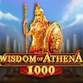 Wisdom of Athena 1000 online game logo by Pragmatic Play on draculacasinoo.com