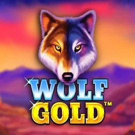 Wolf Gold by Pragmatic Play, showcased at draculacasinoo.com – game logo
